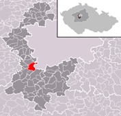 mapa ORP Černošice